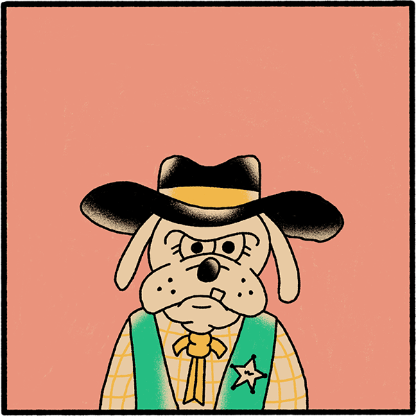 Sheriff Wild Ear looking gritty