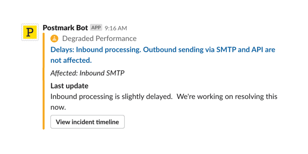 slack status update